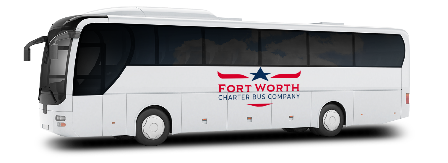 a full size fort worth charter bus